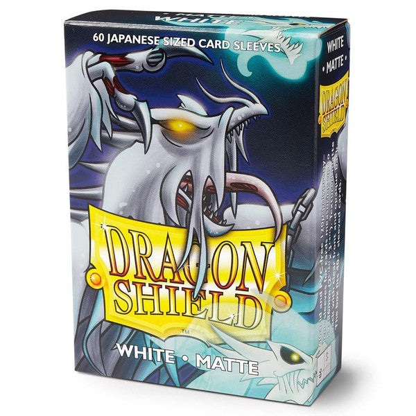 Image of Deck Protector: Dragon Shield: Japanese: Matte: White (60)